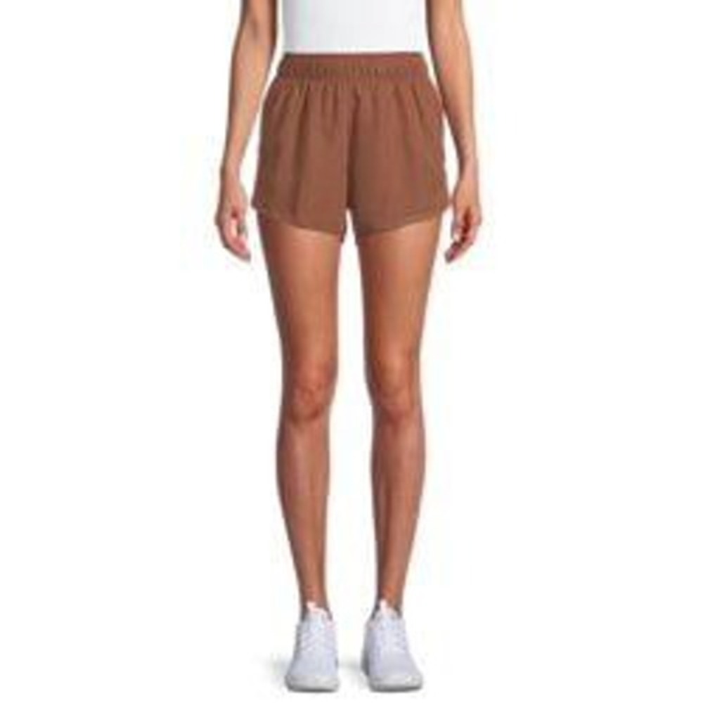 Athletic Works Core Running Shorts Women Small Brown Activewear